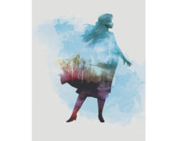 Poster Frozen Anna Aquarell 40x50 cm