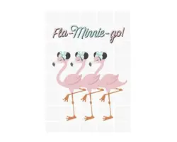 Poster Minnie Mouse Fla-Minnie-go 40x50 cm