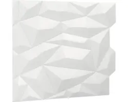 Kunststoffpaneel Glacier weiß 10x610x610 mm