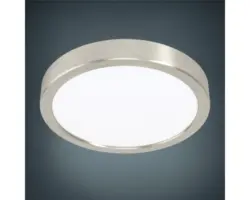 LED Deckenleuchte Fueva 1 Ø 225 x 45 mm 1-flammig 16 W 1800 lm 4000 K neutralweiß IP 20 nickel-matt