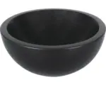 Hornbach Aufsatzwaschbecken aus Naturstein Ruz rund 25 cm schwarz