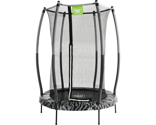 EXIT Tiggy junior Trampolin mit Sicherheitsnetz Ø 140 cm grau