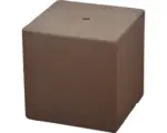 Hornbach Gartenbrunnen-Sockel Cube 31 x 31 x 31 cm rostfarben
