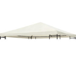 Ersatzteil Pavillondach für Pavillon 3 x 3 x 2,7 m Polyester 180 g/m² beige