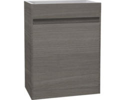 Waschbeckenunterschrank Differnz Hura L 52x39,5x21,5 cm ohne Waschbecken eiche grau