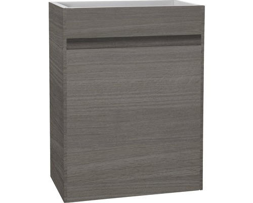 Waschbeckenunterschrank Differnz Hura L 52x39,5x21,5 cm ohne Waschbecken eiche grau