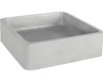Hornbach Aufsatzwaschbecken aus Beton Marba eckig 40x40 cm grau