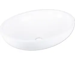 Aufsatzwaschbecken Dias oval 50x38 cm weiß