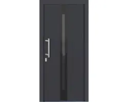 Haustür Lizbona Kiefer lackiert anthrazit 1100x2100 mm DIN links