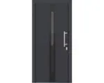 Hornbach Haustür Lizbona Kiefer lackiert anthrazit 1000x2000 mm DIN rechts