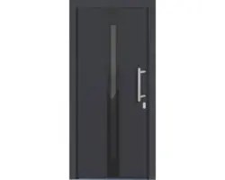 Haustür Lizbona Kiefer lackiert anthrazit 1100x2100 mm DIN rechts