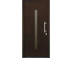 Haustür Tavira Kiefer lackiert nussbaum 1000x2000 mm DIN rechts