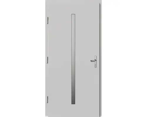 Haustür Lizbona Kiefer lackiert weiß 1100x2100 mm DIN links