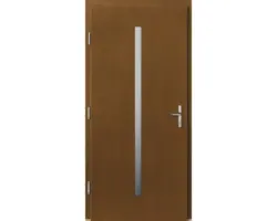 Haustür Lizbona Kiefer lackiert afromosia 1000x2000 mm DIN links