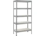 Hornbach Grundregal Schulte Regalwelt grau 1800 x 900 x 450 mm 5 Böden Tragkraft 1000 kg