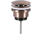 Hornbach Ablaufventil Differnz Push-Open 1 1/4" rot kupfer