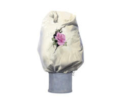 Wintervlies-Haube Videx Rose 110x110 cm beige-rosa