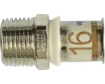 Hornbach Press-Übergangsnippel Uponor 16x1/2" MT