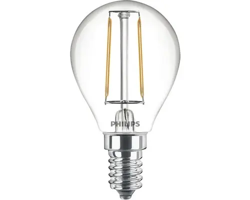LED Tropfenlampe klar P45 E14/2W(25W) 250 lm 2700 K warmweiß