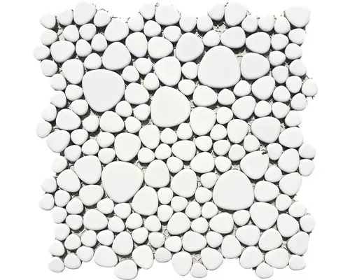 Keramikmosaik XKM 100N 27,5x27,5 cm weiß