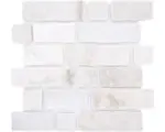 Hornbach Natursteinmosaik XMS549N 32,7x30,7 cm weiß matt