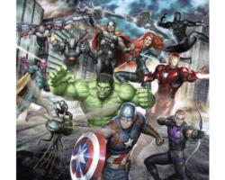 Fototapete Vlies 111391 Kids@Home Marvel Avengers 6-tlg. 300 x 280 cm