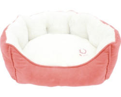 ANDROS Hundebett S 45 x 38 cm koralle/creme