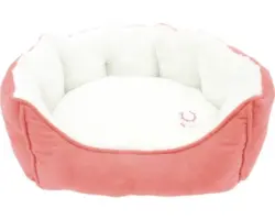 ANDROS Hundebett L 90 x 70 cm koralle/creme