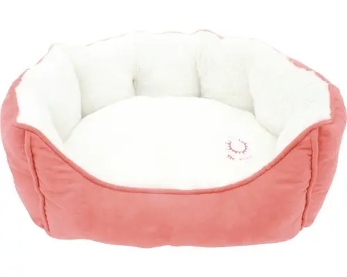 ANDROS Hundebett L 90 x 70 cm koralle/creme