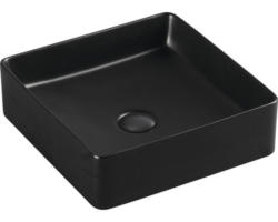 Aufsatzwaschbecken Sanotechnik eckig 40,5x40,5 cm schwarz