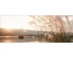 Hornbach Glasbild Beautiful lake view 30x80 cm
