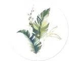 Hornbach Glasbild rund Palm Leaves I Ø 30 cm