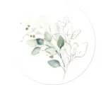 Hornbach Glasbild rund Leaves II Ø 30 cm