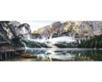 Hornbach Glasbild Mountain Lake View 50x125 cm