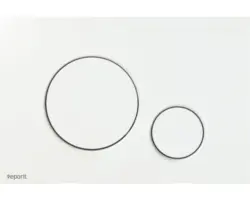 Betätigungsplatte veporit VP670 2-Mengentechnik weiß