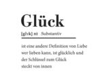 Hornbach Leinwandbild Glück II 27x27 cm
