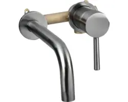 Unterputz-Waschtischarmatur Differnz 30.414.32 edelstahl matt inkl. Grundkörper