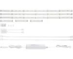 Hornbach Function MaxLED 500 Betriebsfertiges Strip Comfort Set Kitchen 3x60 cm 13W 245 lm 2700 K warmweiß 3x72 LEDs Touch Sensor 24V Erweiterbar Smart Home-fähig nach Erweiterung