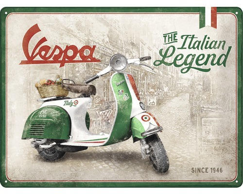 Blechschild Vespa Legend 30x40 cm