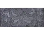 Hornbach Schmutzfangläufer Universal floral anthrazit 67x150 cm