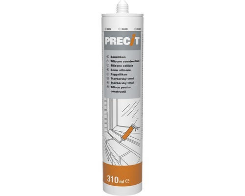 PRECIT Bau Silikon weiß 310 ml