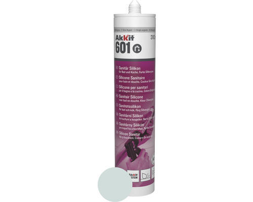 Akkit 601 Sanitär Silikon silbergrau 310 ml