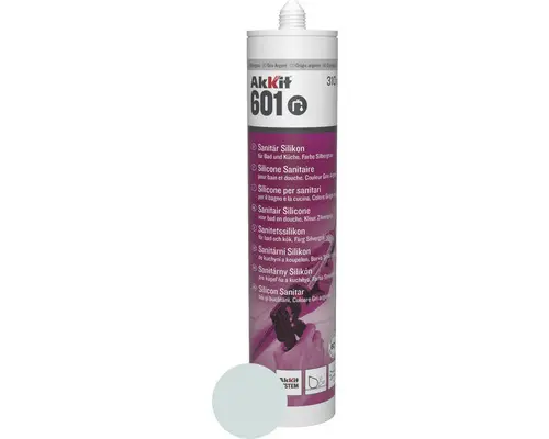 Akkit 601 Sanitär Silikon silbergrau 310 ml