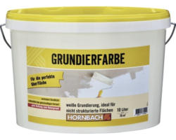 HORNBACH Grundierfarbe weiß 10 L