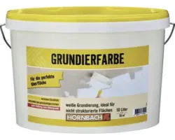 HORNBACH Grundierfarbe weiß 10 L