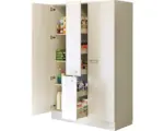 Hornbach Funktionsmöbel Hochschrank Flex Well Lucca weiß 130 cm