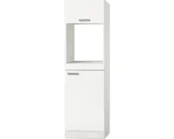 Umbauschrank Optifit Oslo weiß 60x206,8x57,1 cm mit Drehtür