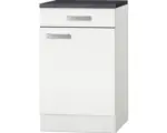 Hornbach Unterschrank Optifit Oslo weiß 50x84,8x60 cm mit Drehtür
