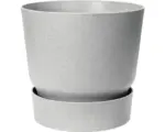 Hornbach Übertopf elho greenville Kunststoff Ø 25 cm H 23,3 cm grau