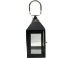 Hornbach Laterne holz schwarz 13 x 13 x 32 cm
